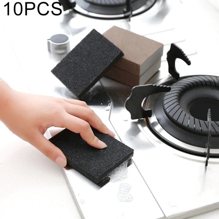 HC6691.webp 10 PCS Kitchen Emery Clean Rub Pot Rust Focal Stains Sponge Removing Tool - Image 1