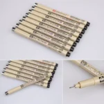 2 PCS Archival Pigment Ink Drawing Fineliner Pens Nib Manga Micron Pen - Image 8