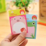 40 PCS Cartoon Animal Shaped Self Adhesive Memo Pad N-times Sticky Notes Bookmark School Office Supply, Random Style Delivery - Image 2
