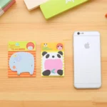 40 PCS Cartoon Animal Shaped Self Adhesive Memo Pad N-times Sticky Notes Bookmark School Office Supply, Random Style Delivery - Image 4