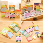40 PCS Cartoon Animal Shaped Self Adhesive Memo Pad N-times Sticky Notes Bookmark School Office Supply, Random Style Delivery - Image 5