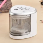 Office School Stationery Battery Operated Dual Slots Electric Colored Pencil Sharpener, Random Color Delivery - Image 2
