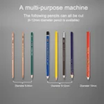 Office School Stationery Battery Operated Dual Slots Electric Colored Pencil Sharpener, Random Color Delivery - Image 8