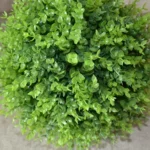 Artificial Green Eucalyptus Plant Ball Topiary Wedding Event Home Outdoor Decoration Hanging Ornament, Diameter: 13.4 inch - Image 3
