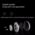 Original Xiaomi Youpin Aqara Water Immersing Sensor Flood Water Leak Detector for Home Remote Alarm Security Soaking Sensor, with the Xiaomi Multifunctional Gateway Use (CA1001)(White) - Image 6