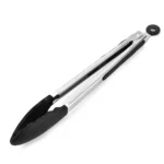 12 inch Silicone Non-slip Food Bread Barbecue BBQ Clip Tongs Kitchen Tools - Image 2