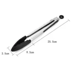 12 inch Silicone Non-slip Food Bread Barbecue BBQ Clip Tongs Kitchen Tools - Image 4