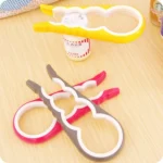 4 in 1 Multi-function Bottle Opener Home Safe Open Cans Anti-skid Cap Kitchen Tool, Random Color Delivery - Image 4