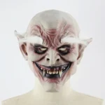 Halloween Festival Party Latex White-browed Monster Frightened Mask Headgear, with Hair - Image 2