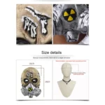 Halloween Festival Party Latex Biochemical Gas Mask Skeleton Frightened Mask Headgear - Image 6