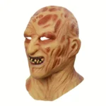 Halloween Festival Party Latex Burn Face Mask Skeleton Frightened Mask Headgear - Image 2