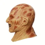 Halloween Festival Party Latex Burn Face Mask Skeleton Frightened Mask Headgear - Image 3