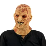 Halloween Festival Party Latex Burn Face Mask Skeleton Frightened Mask Headgear - Image 5
