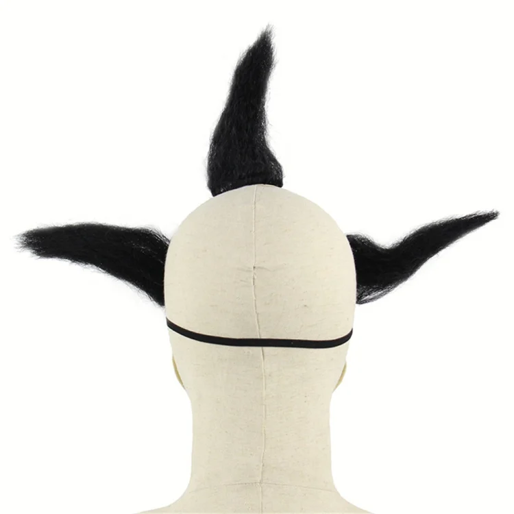 HC6928_4.webp Halloween Festival Party Latex Wizard Clown Frightened Mask Headgear, with Hair - Image 5