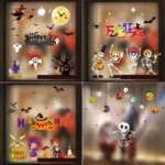 Halloween Decorations PVC Personalized DIY Glass Electrostatic Stickers, Random Style Delivery - Image 5