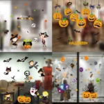 Halloween Decorations PVC Personalized DIY Glass Electrostatic Stickers, Random Style Delivery - Image 7