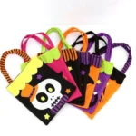 Halloween Decoration Creative Cartoon Candy Gift Square Tote for Children, Random Style Delivery - Image 3