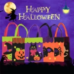 Halloween Decoration Creative Cartoon Candy Gift Square Tote for Children, Random Style Delivery - Image 6