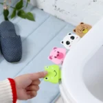 10 PCS Cute Cartoon Portable Convenient Toilet Lid Device Mention Toilet Set, Random Style Delivery - Image 6