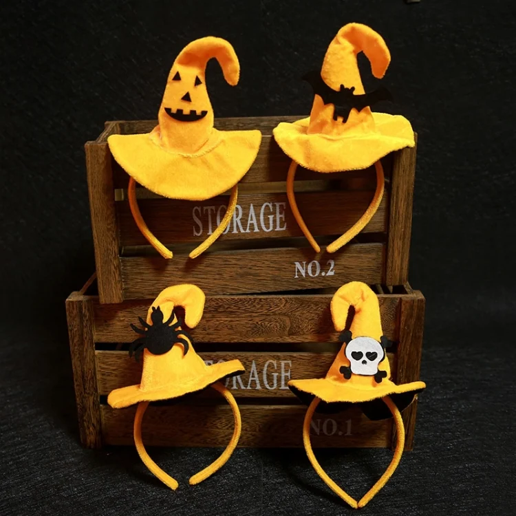 HC6971.webp Halloween Party Dress Up Headgear Supplies Personalized Cartoon Pattern Headbands, Random Style Delivery - Image 1