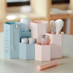 Creative Hexagon Pen Holder Stationery Cosmetics Storage Box - Image 3
