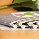 Cactus Pattern Waterproof and Dustproof Canvas File Bag Zipper Data Portable Storage Bag, Random Style Delivery - Image 4