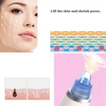 5W 1A Multi-function Blackhead Extractor Pore Cleanser with Four Probes - Image 6