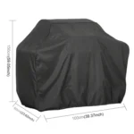 Outdoor Anti-UV Waterproof Dust-proof 210D Oxford Cloth BBQ Square Protective Bag Charcoal Barbeque Grill Cover, Size: 100x60x150cm - Image 2