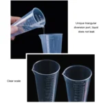10 PCS 100ml Food Grade PP Plastic Flask Digital Cone Measuring Cup Cylinder Scale Measure Glass Lab Laboratory Tools - Image 5