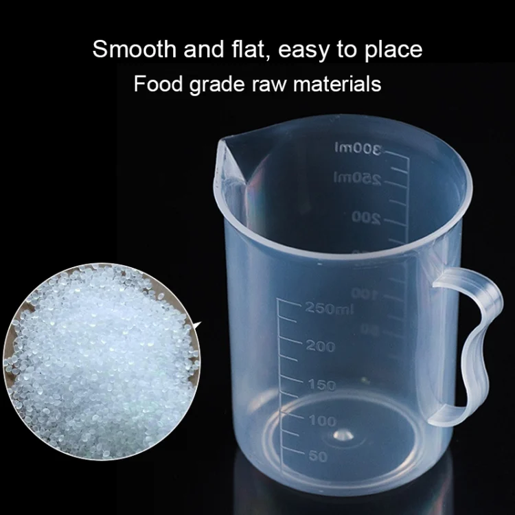 HC7258T_2.webp 10 PCS 250ml Food Grade PP Plastic Flask Digital Measuring Cup Cylinder Scale Measure Glass Lab Laboratory Tools - Image 3