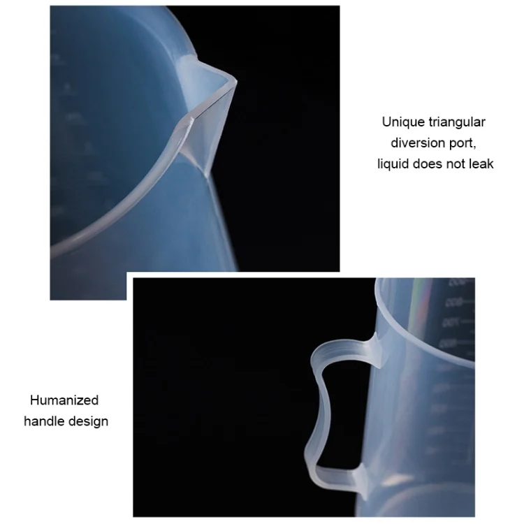 HC7258T_4.webp 10 PCS 250ml Food Grade PP Plastic Flask Digital Measuring Cup Cylinder Scale Measure Glass Lab Laboratory Tools - Image 5