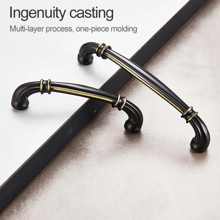 HC7271_4.webp 6071 Single Hole Black Brass Antique Drawer Gradevin Cabinet Handle - Image 5
