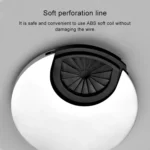 2 PCS Desk Computer Desktop Zinc Alloy Round Threading Box Hole Cover, Hole Diameter: 35mm (Bright Gold) - Image 3