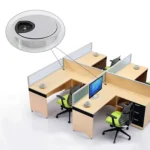 2 PCS Desk Computer Desktop Zinc Alloy Round Threading Box Hole Cover, Hole Diameter: 60mm (Green Bronze) - Image 5