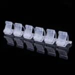 100 PCS Plant Grafting Gardening Plastic Grafting Folder Grafting Clip Transparent Gardening Plastic Grafting Clip Tomatoes Grafting Clips - Image 7