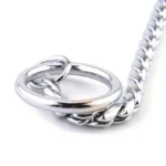 Pet Collars Pet Neck Strap Dog Neckband Snake Chain Dog Chain Solid Metal Chain Dog Collar,Length:35cm - Image 4