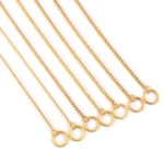 Pet Collars Pet Neck Strap Dog Neckband Snake Chain Dog Chain Solid Metal Chain Dog Collar,Length:65cm - Image 5