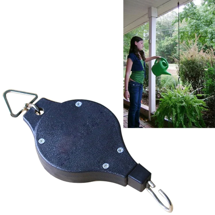 HC7410.webp Plant Pulley Adjustable Heavy Duty Hanging Hooks Plant Hangers for Hanging Planters - Image 1