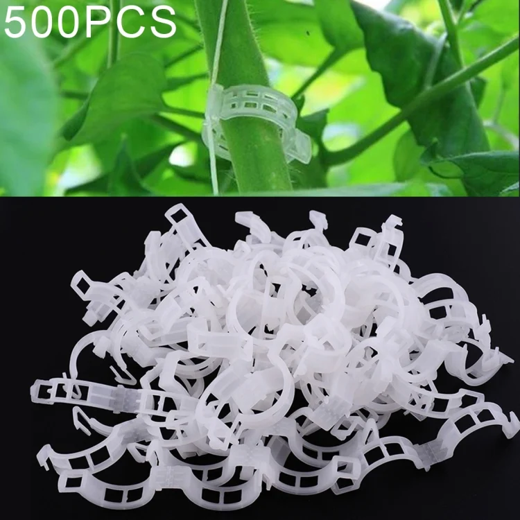 HC7442.webp 500 PCS 25mm Plastic Fixed Tie Clip Hanging Crane Folder Vines Plant Fixed Clip - Image 1