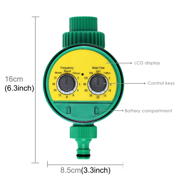 HC7460_3.webp Garden Electronic Water Timer  Digital Solenoid Valve Intelligent Irrigation Sprinkler Controller Digital Water Programs System - Image 4