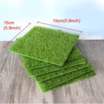 Simulation of Small Lawn Micro-landscape Green Grass Landscape,Size:15 x 15cm - Image 3
