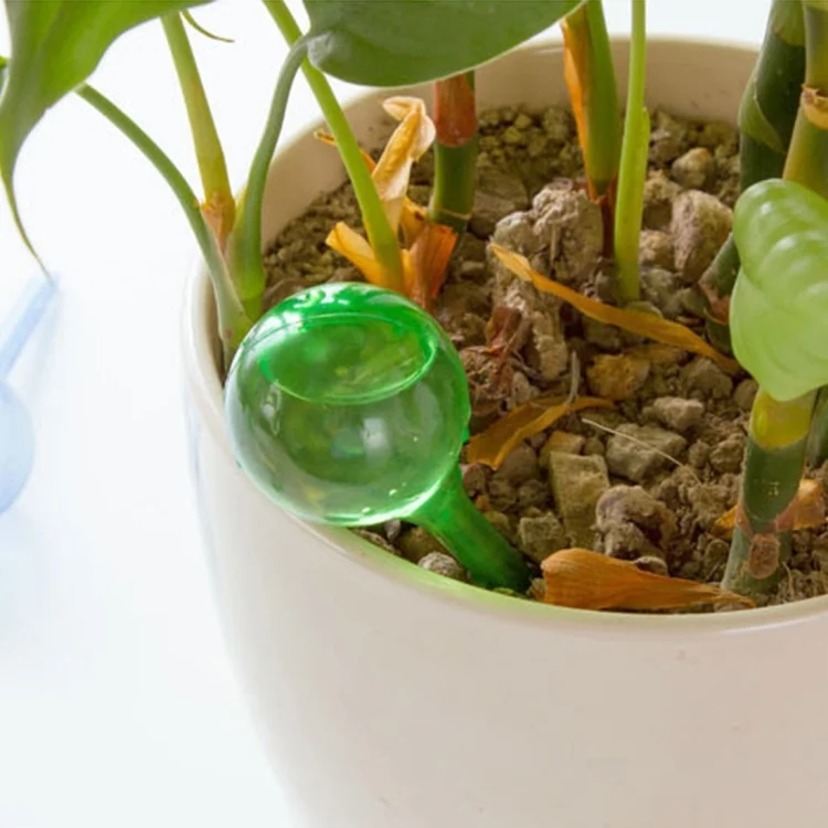 HC7472_4.webp 3 PCS Ball Shape Automatic Watering Machine Watering Device Gardening Drip Device Flowers Potted Watering Device,Random Color Delivery - Image 5