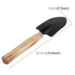 Rake Shovel Digging Trowel 3 in 1 Wooden Handle Metal Head Mini Garden Plant Tool Gardening Tool Garden Flower Tools Garden Tools Combination Set - Image 3