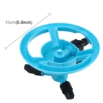 Garden Automatic Rotating Nozzle 360 Degree Rotary Automatic Sprinkler Garden Lawn Watering Nozzle Irrigation Nozzle with 1/2 inch Water Hose Connector - Image 3