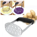 Stainless Steel Manual Pumpkin Potato Ricer Masher with Broad and Ergonomic Horizontal Handle