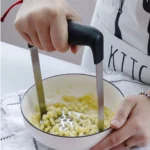 Stainless Steel Manual Pumpkin Potato Ricer Masher with Broad and Ergonomic Horizontal Handle - Image 11