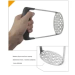 Stainless Steel Manual Pumpkin Potato Ricer Masher with Broad and Ergonomic Horizontal Handle - Image 5