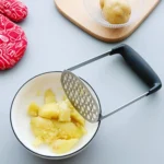 Stainless Steel Manual Pumpkin Potato Ricer Masher with Broad and Ergonomic Horizontal Handle - Image 9