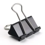 20PCS 51mm Black Metal Clip Notes Letter Paper Clip Office Bind - Image 2
