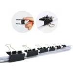 50PCS 32mm Black Metal Clip Notes Letter Paper Clip Office Bind - Image 4